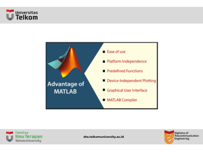 Kelebihan dan Kekurangan Bahasa Pemrograman MATLAB