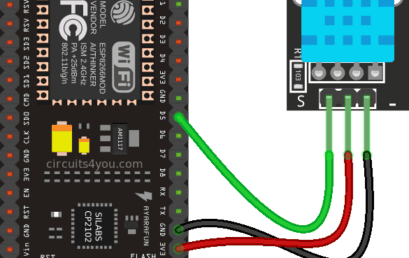 DHT11 sensor di NodeMCU ESP8266 menggunakan ARDUINO IDE
